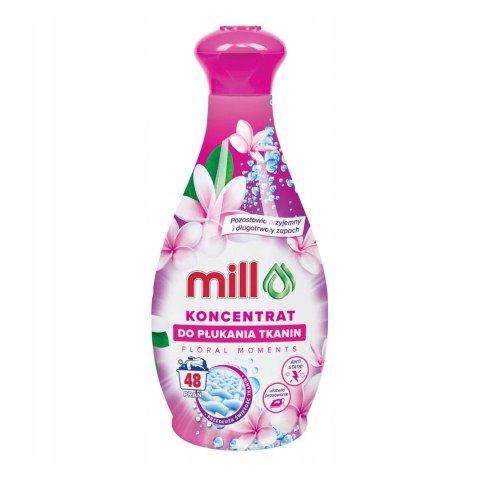 MILL Koncentrat do płukania tkanin FLORAL MOMENTS 1,3L 48 płukań (opak.zb 9 szt.) MILL Koncentrat do płukania tkanin FLORAL MOMENTS 1,3L 48 płukań (opak.zb 9 szt.)