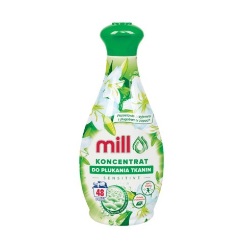 MILL Koncentrat do płukania tkanin SENSITIVE 1,3L 48 płukań (opak.zb 9 szt.)