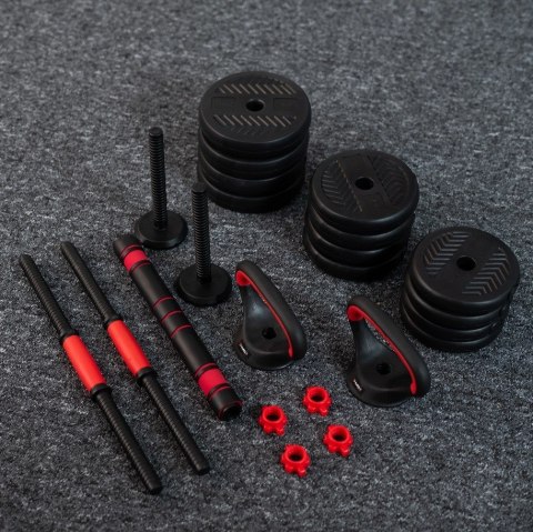 Zestaw ciężarów 6w1 HMS SGN130 (sztanga, sztangielki i kettlebell) 30kg (WYPRZEDAŻ) Zestaw ciężarów 6w1 HMS SGN130 (sztanga, sztangielki i kettlebell) 30kg (WYPRZEDAŻ)