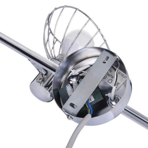 Listwa reflektorowa potrójna sufitowa ścienna chrom Activejet GIZEL kinkiet E14 do salonu Listwa reflektorowa potrójna sufitowa ścienna chrom Activejet GIZEL kinkiet E14 do salonu