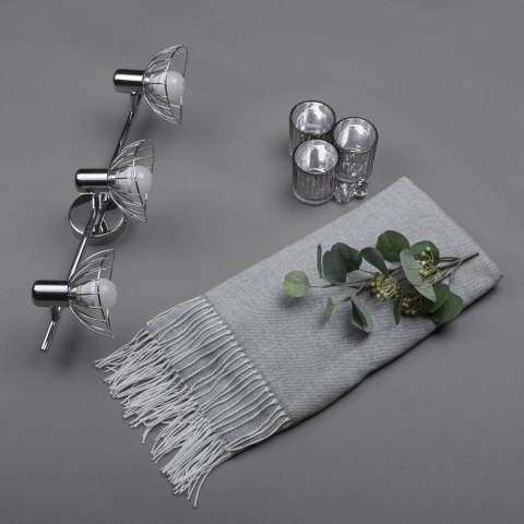 Listwa reflektorowa potrójna sufitowa ścienna chrom Activejet GIZEL kinkiet E14 do salonu Listwa reflektorowa potrójna sufitowa ścienna chrom Activejet GIZEL kinkiet E14 do salonu