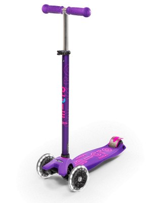 Micro Hulajnoga Maxi Deluxe LED Purple (WYPRZEDAŻ)