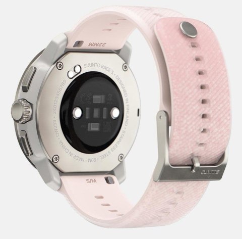 Zegarek sportowy Suunto Race S Powder Pink AMOLED 45mm Szary Zegarek sportowy Suunto Race S Powder Pink AMOLED 45mm Szary