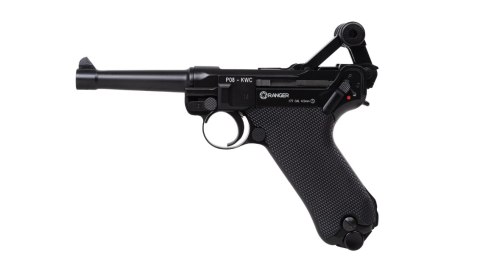 Wiatrówka pistolet RANGER P08 Parabellum KWC kal. 4,5 BBs BLOW BACK 21 strz. FULL METAL CO2 (AAKCMB410AZB) Wiatrówka pistolet RANGER P08 Parabellum KWC kal. 4,5 BBs BLOW BACK 21 strz. FULL METAL CO2 (AAKCMB410AZB)