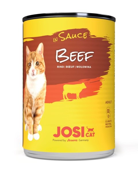 JOSERA JosiCat Wołowina w sosie - mokra karma dla kota - 415 g JOSERA JosiCat Wołowina w sosie - mokra karma dla kota - 415 g