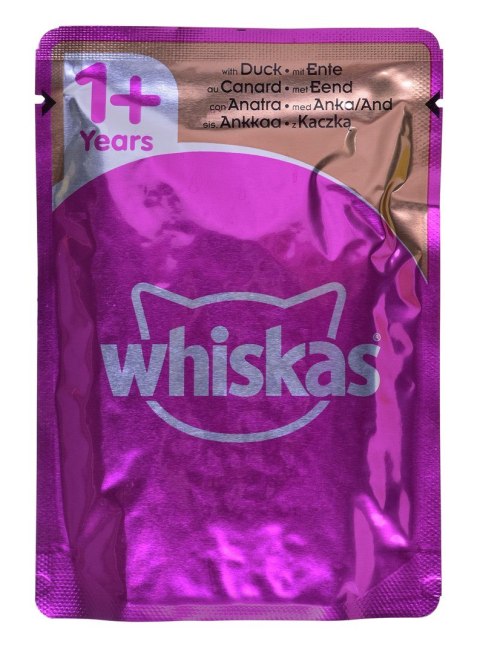 WHISKAS Drobiowa uczta w galaretce - mokra karma dla kota - 80x85 g