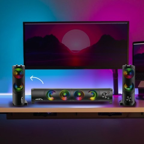 AUDIOCORE GŁOŚNIKI KOMPUTEROWE SOUNDBAR AC955 AUDIOCORE GŁOŚNIKI KOMPUTEROWE SOUNDBAR AC955
