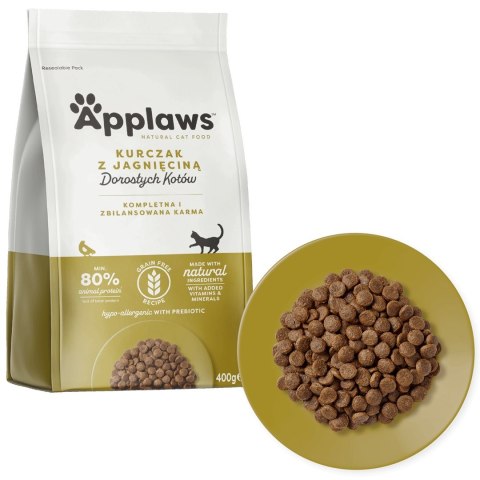 Applaws Cat Dry Chicken with Extra Lamb 400g Applaws Cat Dry Chicken with Extra Lamb 400g