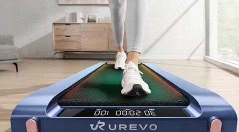 Bieżnia elektryczna domowa UREVO CyberPad Treningowa 6km/h 14% cicha Bieżnia elektryczna domowa UREVO CyberPad Treningowa 6km/h 14% cicha