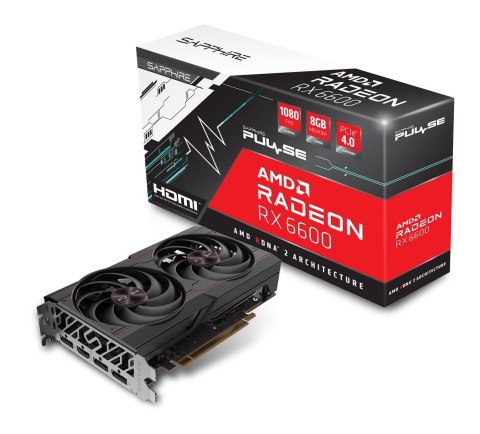 Karta graf. SAPPHIRE PULSE RADEON RX 6600 GAM 8GB (WYPRZEDAŻ) Karta graf. SAPPHIRE PULSE RADEON RX 6600 GAM 8GB (WYPRZEDAŻ)