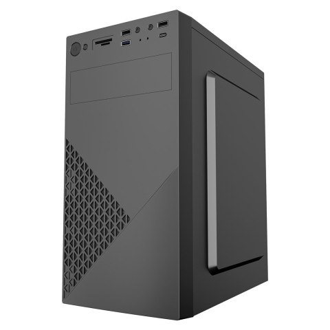 GEMBIRD OBUDOWA FORNAX K170 600W 80PLUS BRONZE MINI-TOWER (1X USB 3.1, 2X USB 2.0, 1X USB TYP-C, CZYTNIK KART) CZARNA GEMBIRD OBUDOWA FORNAX K170 600W 80PLUS BRONZE MINI-TOWER (1X USB 3.1, 2X USB 2.0, 1X USB TYP-C, CZYTNIK KART) CZARNA