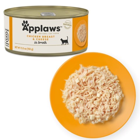 APPLAWS Natural Cat Food Filet kurczaka z serem - mokra karma dla kota - 156g APPLAWS Natural Cat Food Filet kurczaka z serem - mokra karma dla kota - 156g