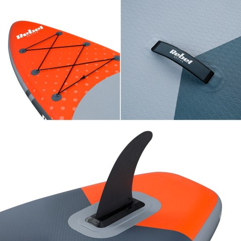 Deska do pływania SUP REBEL ACTIVE RBA4501 - pomarańczowa Deska do pływania SUP REBEL ACTIVE RBA4501 - pomarańczowa