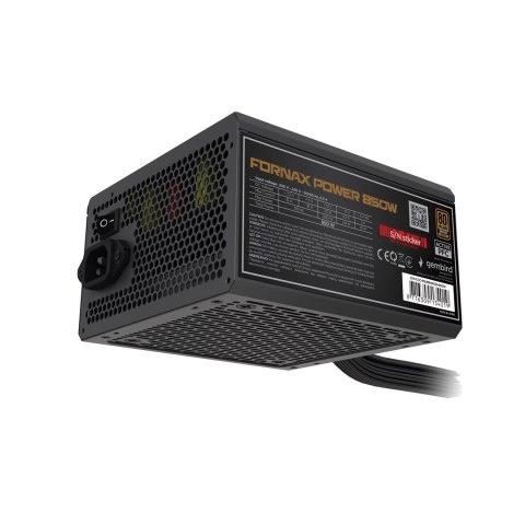 GEMBIRD ZASILACZ KOMPUTEROWY FORNAX POWER 80+ BRONZE ATX, 850W, AKTYWNE PFC, 12CM WENTYLATOR GEMBIRD ZASILACZ KOMPUTEROWY FORNAX POWER 80+ BRONZE ATX, 850W, AKTYWNE PFC, 12CM WENTYLATOR