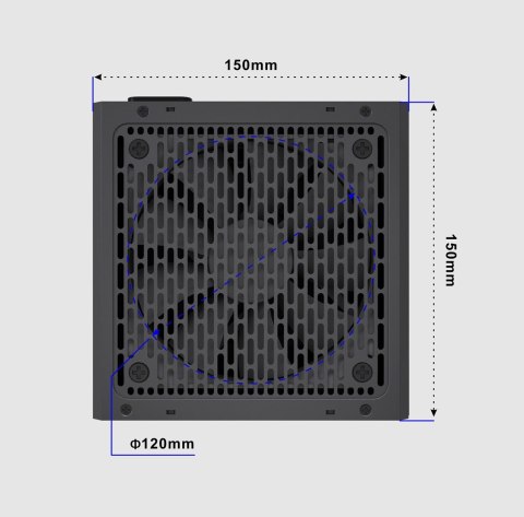GEMBIRD ZASILACZ KOMPUTEROWY FORNAX POWER 80+ BRONZE ATX, 850W, AKTYWNE PFC, 12CM WENTYLATOR GEMBIRD ZASILACZ KOMPUTEROWY FORNAX POWER 80+ BRONZE ATX, 850W, AKTYWNE PFC, 12CM WENTYLATOR