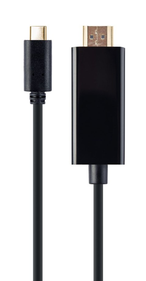 GEMBIRD ADAPTER USB TYP-C DO HDMI (M) 4K 30HZ, 2M, CZARNY GEMBIRD ADAPTER USB TYP-C DO HDMI (M) 4K 30HZ, 2M, CZARNY