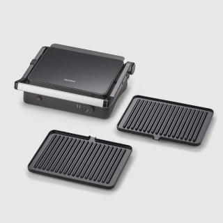 SEVERIN GRILL KONTAKTOWY, POWŁOKA CERAMICZNA, TEMP. MAKS. 230°C, WYJMOWANE PŁYTY GRILLOWE, KABEL 80 CM, MOC 800W KG 2398