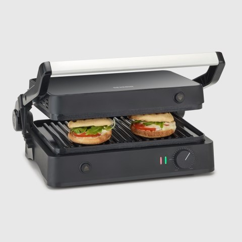 SEVERIN GRILL KONTAKTOWY, POWŁOKA CERAMICZNA, TEMP. MAKS. 230°C, WYJMOWANE PŁYTY GRILLOWE, KABEL 80 CM, MOC 800W KG 2398 SEVERIN GRILL KONTAKTOWY, POWŁOKA CERAMICZNA, TEMP. MAKS. 230°C, WYJMOWANE PŁYTY GRILLOWE, KABEL 80 CM, MOC 800W KG 2398