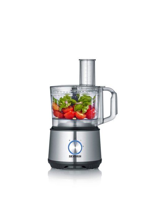 SEVERIN MULTI ROBOT KUCHENNY INOX, SZKLANY MIKSER KIELICHOWY 1,5 L, MŁYNEK 140 ML, POJEMNIK ROBOCZY 1,5 L, MOC 1200W KM3892
