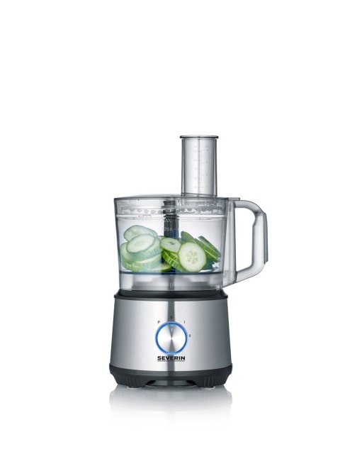 SEVERIN MULTI ROBOT KUCHENNY INOX, SZKLANY MIKSER KIELICHOWY 1,5 L, MŁYNEK 140 ML, POJEMNIK ROBOCZY 1,5 L, MOC 1200W KM3892