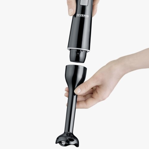 SEVERIN BLENDER RĘCZNY CZARNY, TURBO, OBROTY 13000 OBR./ MIN, 100% WOLNY OD BPA, ERGONOMICZNE WZORNICTWO, MOC 170W SM3770 SEVERIN BLENDER RĘCZNY CZARNY, TURBO, OBROTY 13000 OBR./ MIN, 100% WOLNY OD BPA, ERGONOMICZNE WZORNICTWO, MOC 170W SM3770