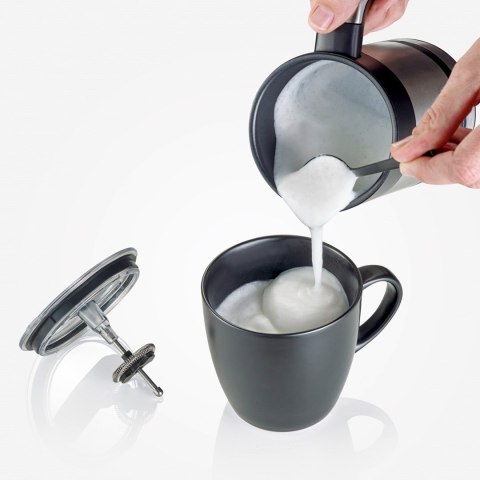 SEVERIN SPIENIACZ DO MLEKA POJ. 200ML, SPIENIA NA ZIMNO I NA CIEPŁO, STAL, 2 PROGRAMY, AUTO- WYŁĄCZANIE, MOC 450W SM3584 SEVERIN SPIENIACZ DO MLEKA POJ. 200ML, SPIENIA NA ZIMNO I NA CIEPŁO, STAL, 2 PROGRAMY, AUTO- WYŁĄCZANIE, MOC 450W SM3584