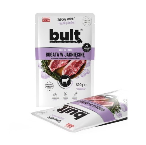 BULT Saszetka mielonka bogata w jagnięcinę dla psa 100g BULT Saszetka mielonka bogata w jagnięcinę dla psa 100g