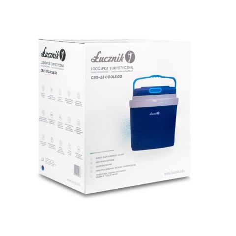 Lodówka turystyczna samochodowa Łucznik CBX-33 Cool&Go XL 33L 12V/220-240V Lodówka turystyczna samochodowa Łucznik CBX-33 Cool&Go XL 33L 12V/220-240V