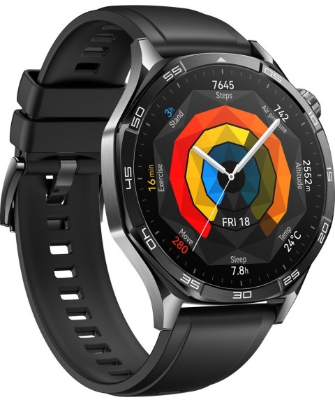 Smartwatch Huawei Watch GT5 46mm Fluoroelastomer Strap Black Smartwatch Huawei Watch GT5 46mm Fluoroelastomer Strap Black