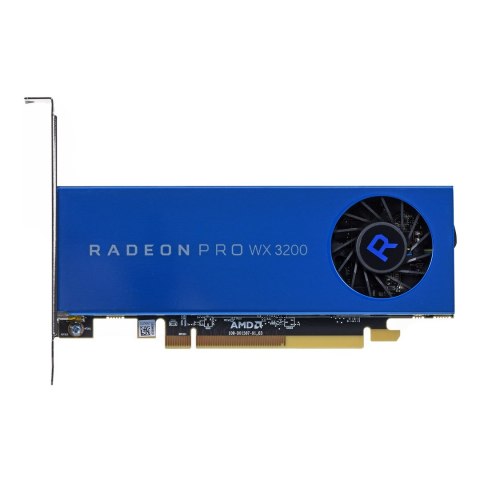 Karta graficzna AMD Radeon Pro WX 3200 4GB GDDR5, 4x Mini-DisplayPort, 50W, PCI Gen3 x16 Karta graficzna AMD Radeon Pro WX 3200 4GB GDDR5, 4x Mini-DisplayPort, 50W, PCI Gen3 x16