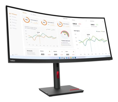 Lenovo ThinkVision T34w-30 34" UWQHD 60Hz 350nits AG USB, HDMI, RJ45 Raven Black Lenovo ThinkVision T34w-30 34" UWQHD 60Hz 350nits AG USB, HDMI, RJ45 Raven Black