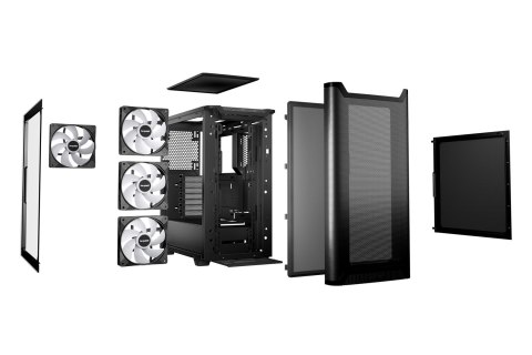 OBUDOWA BE QUIET! PURE BASE 501 DX Black BGW76 OBUDOWA BE QUIET! PURE BASE 501 DX Black BGW76