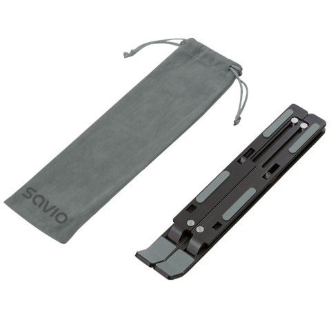 SAVIO PODSTAWKA BIUROWA POD LAPTOP, TABLET, CZARNA, ALUMINIOWA PB-05 SAVIO PODSTAWKA BIUROWA POD LAPTOP, TABLET, CZARNA, ALUMINIOWA PB-05