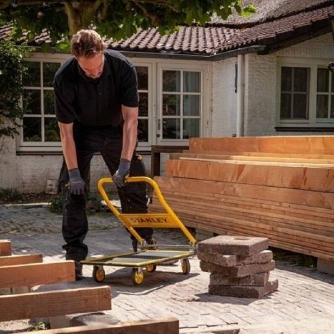 Wózek stalowy platforma 150kg koła łożyskowane STANLEY SXWT-PC527 Wózek stalowy platforma 150kg koła łożyskowane STANLEY SXWT-PC527