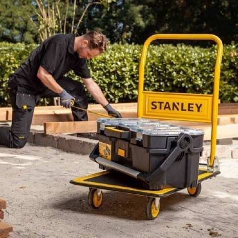 Wózek stalowy platforma 150kg koła łożyskowane STANLEY SXWT-PC527 Wózek stalowy platforma 150kg koła łożyskowane STANLEY SXWT-PC527