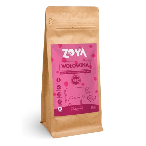 ZOYA COLDPRO Wołowina sucha karma dla psa 1kg ZOYA COLDPRO Wołowina sucha karma dla psa 1kg