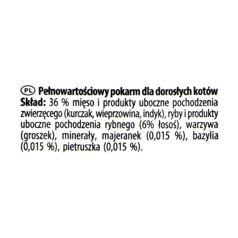 ANIMONDA Vom Feinsten Classic Cat łosoś w ziołowym sosie - mokra karma dla kota - 100g ANIMONDA Vom Feinsten Classic Cat łosoś w ziołowym sosie - mokra karma dla kota - 100g