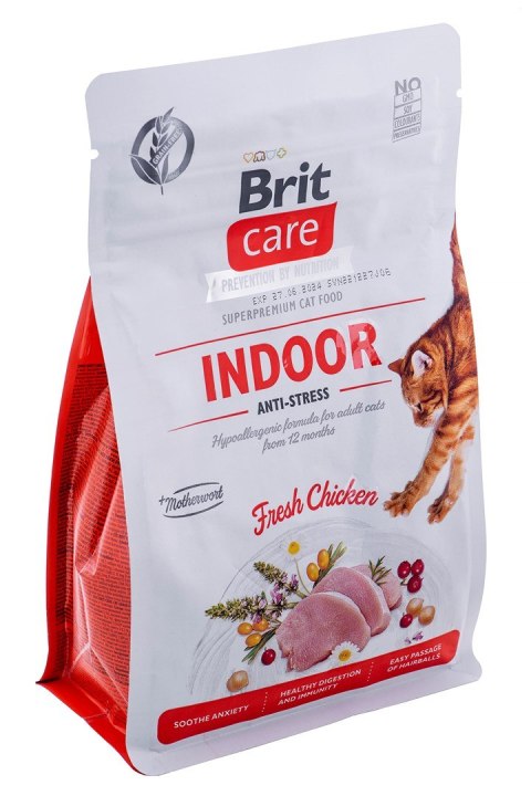 BRIT Care Grain-Free Adult Indoor Anti-Stress - sucha karma dla kota - 400 g