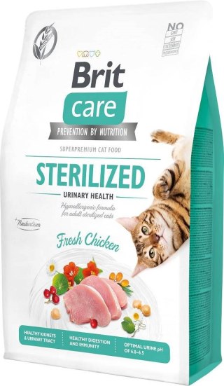 BRIT Care Grain-Free Sterilized Urinary - sucha karma dla kota - 2 kg