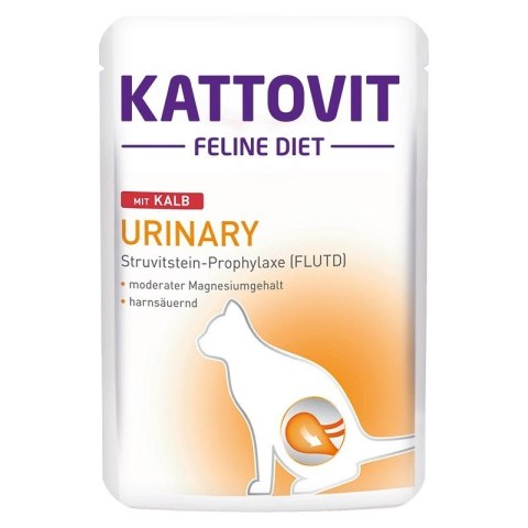 KATTOVIT URINARY Cielęcina 85g dla kota