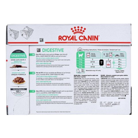 ROYAL CANIN FHN Digest Sensitive w sosie - mokra karma dla kota dorosłego - 12x85g