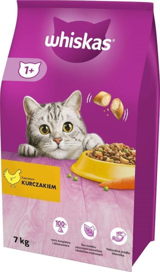 WHISKAS sucha karma dla kota z kurczakiem 7kg