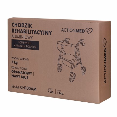 Chodzik rehabilitacyjny aluminiowy (WYPRZEDAŻ) Chodzik rehabilitacyjny aluminiowy (WYPRZEDAŻ)