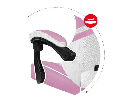 Fotel gamingowy Huzaro Force 4.4 Pink Mesh (WYPRZEDAŻ) Fotel gamingowy Huzaro Force 4.4 Pink Mesh (WYPRZEDAŻ)