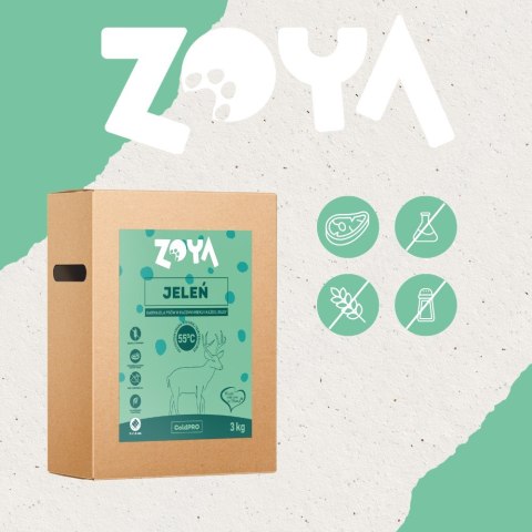 ZOYA COLDPRO Jeleń sucha karma dla psa 3kg ZOYA COLDPRO Jeleń sucha karma dla psa 3kg