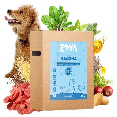 ZOYA COLDPRO Kaczka sucha karma dla psa 3kg ZOYA COLDPRO Kaczka sucha karma dla psa 3kg