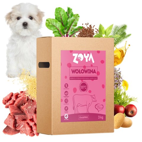 ZOYA COLDPRO Wołowina sucha karma dla psa 3kg ZOYA COLDPRO Wołowina sucha karma dla psa 3kg