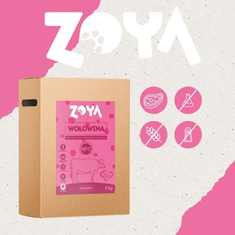 ZOYA COLDPRO Wołowina sucha karma dla psa 9kg ZOYA COLDPRO Wołowina sucha karma dla psa 9kg
