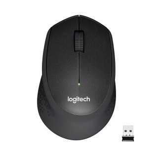 Mysz Logitech M330 910-004909 (USB 2.0; kolor czarny; optyczna) (WYPRZEDAŻ)