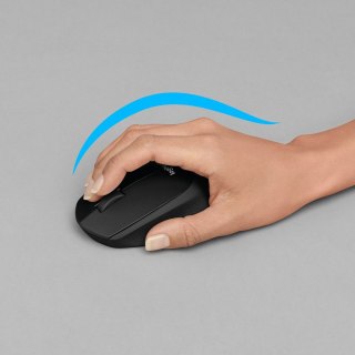 Mysz Logitech M330 910-004909 (USB 2.0; kolor czarny; optyczna) (WYPRZEDAŻ)